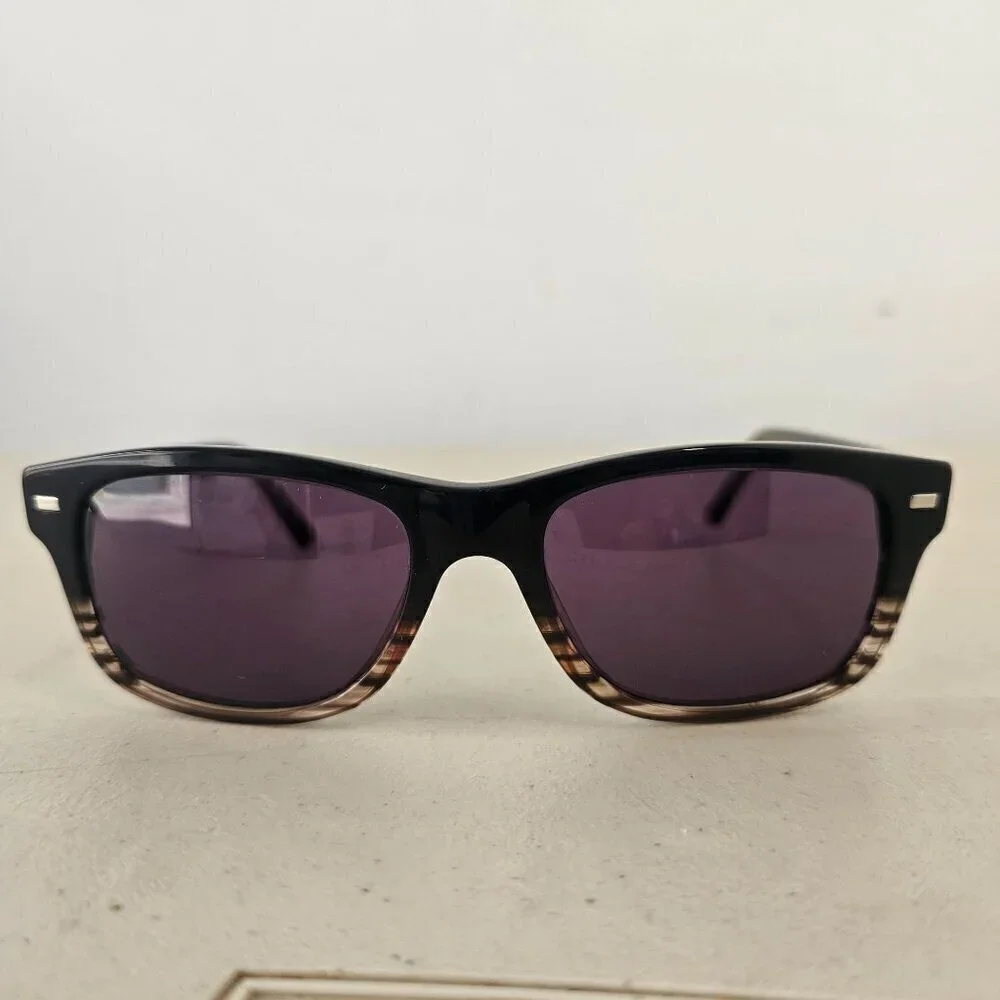 Archer & Avery C218 Black/Clear Fade Sunglasses Full Rim 54-18-145